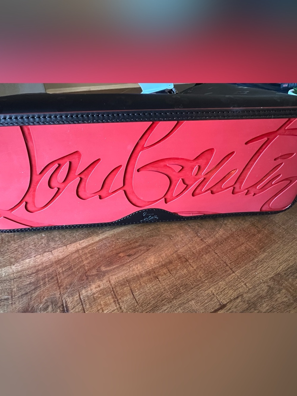 Authentic New Christian Louboutin Black/Red Cabata Loubinthesky Leather Tote - Picture 4 of 7